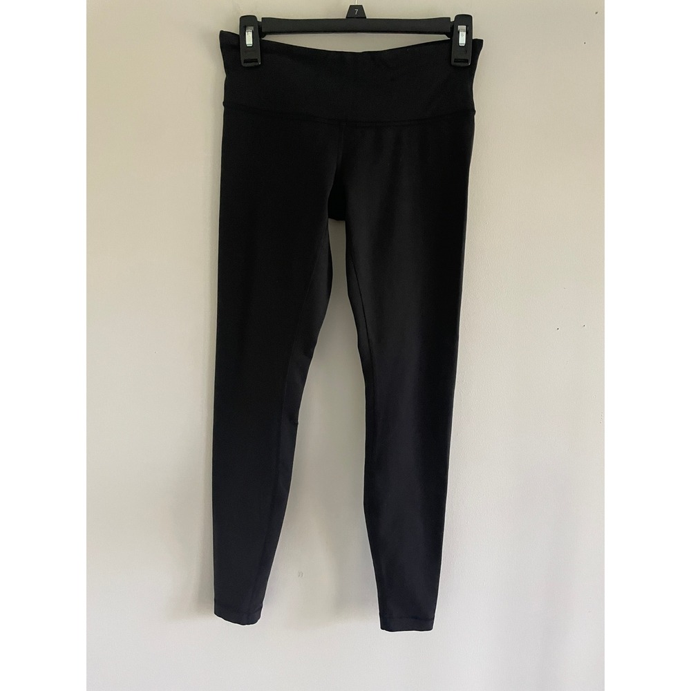 Lululemon Womens Black High Rise Full Length Yoga Leggings Size 6